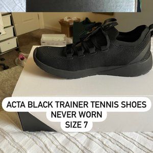 Acta Wear Black Training Shoes 7